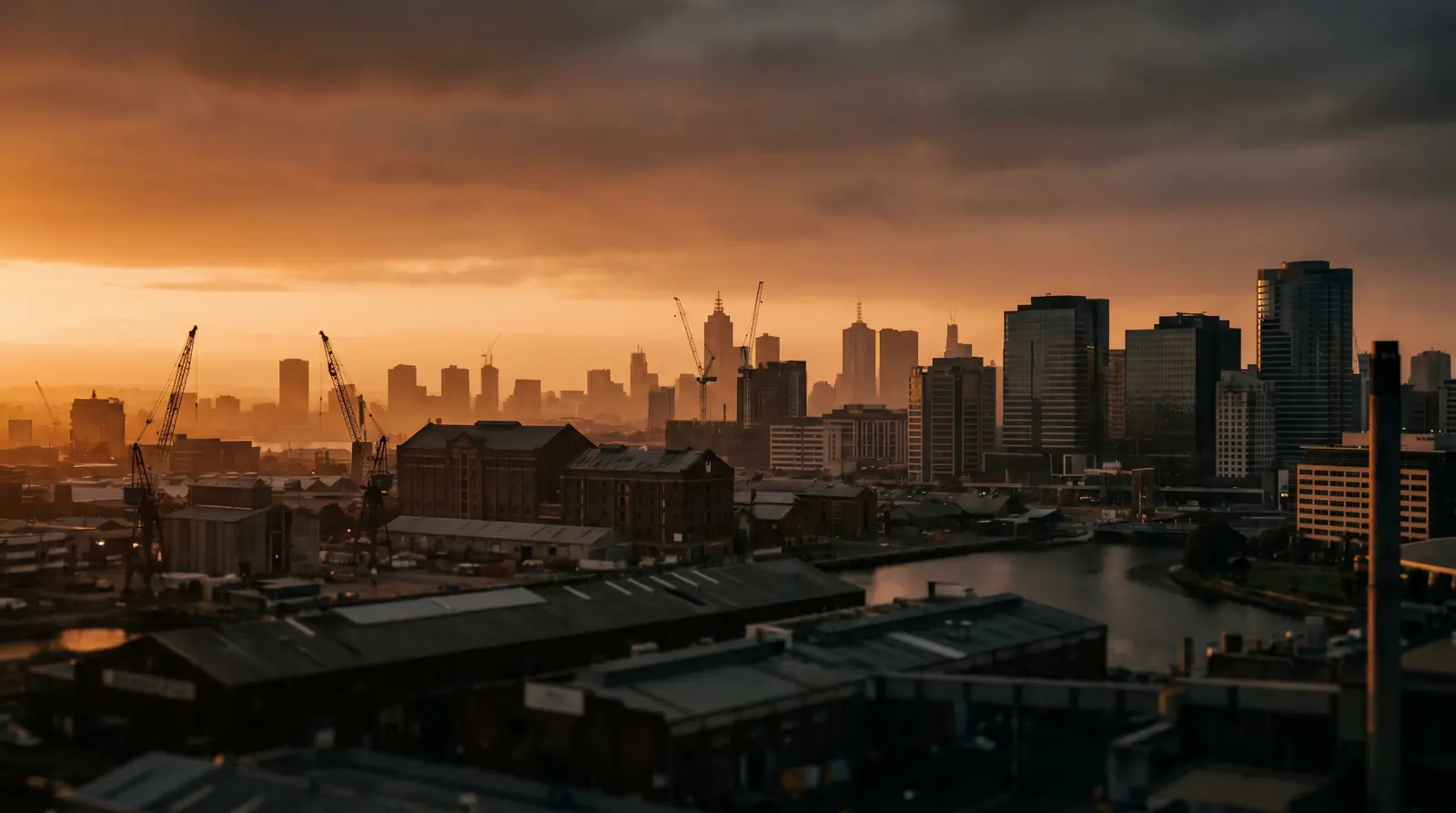 Australian commercial district at dusk — equipment finance frequently asked questions