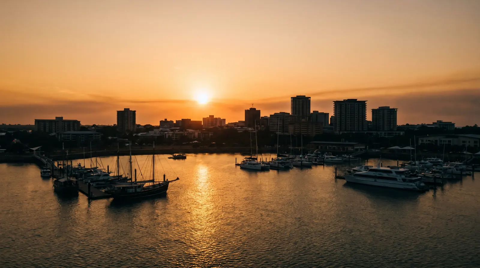 Darwin, NT at dusk — equipment and asset finance for Darwin businesses