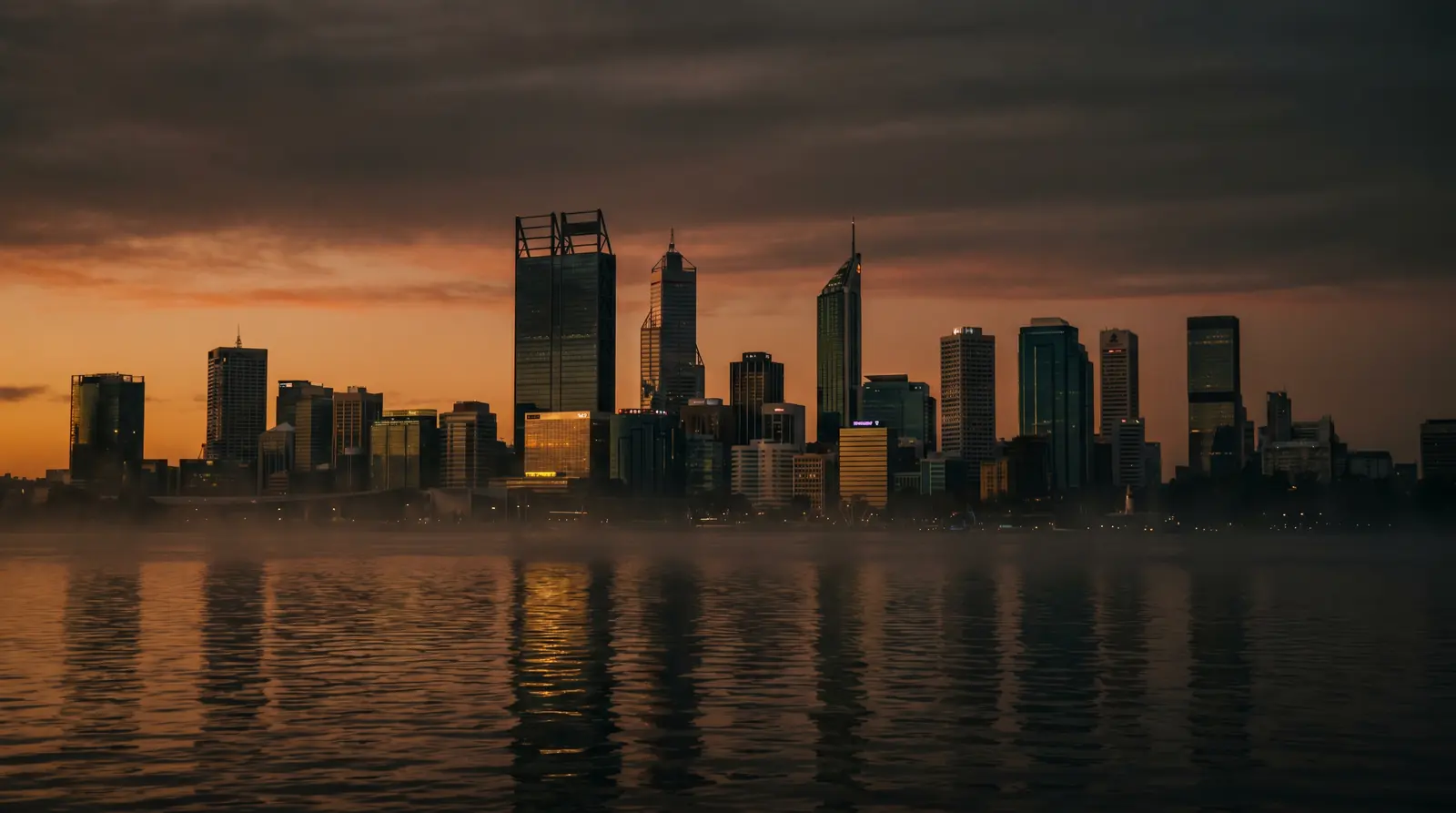Perth, WA at dusk — equipment and asset finance for Perth businesses