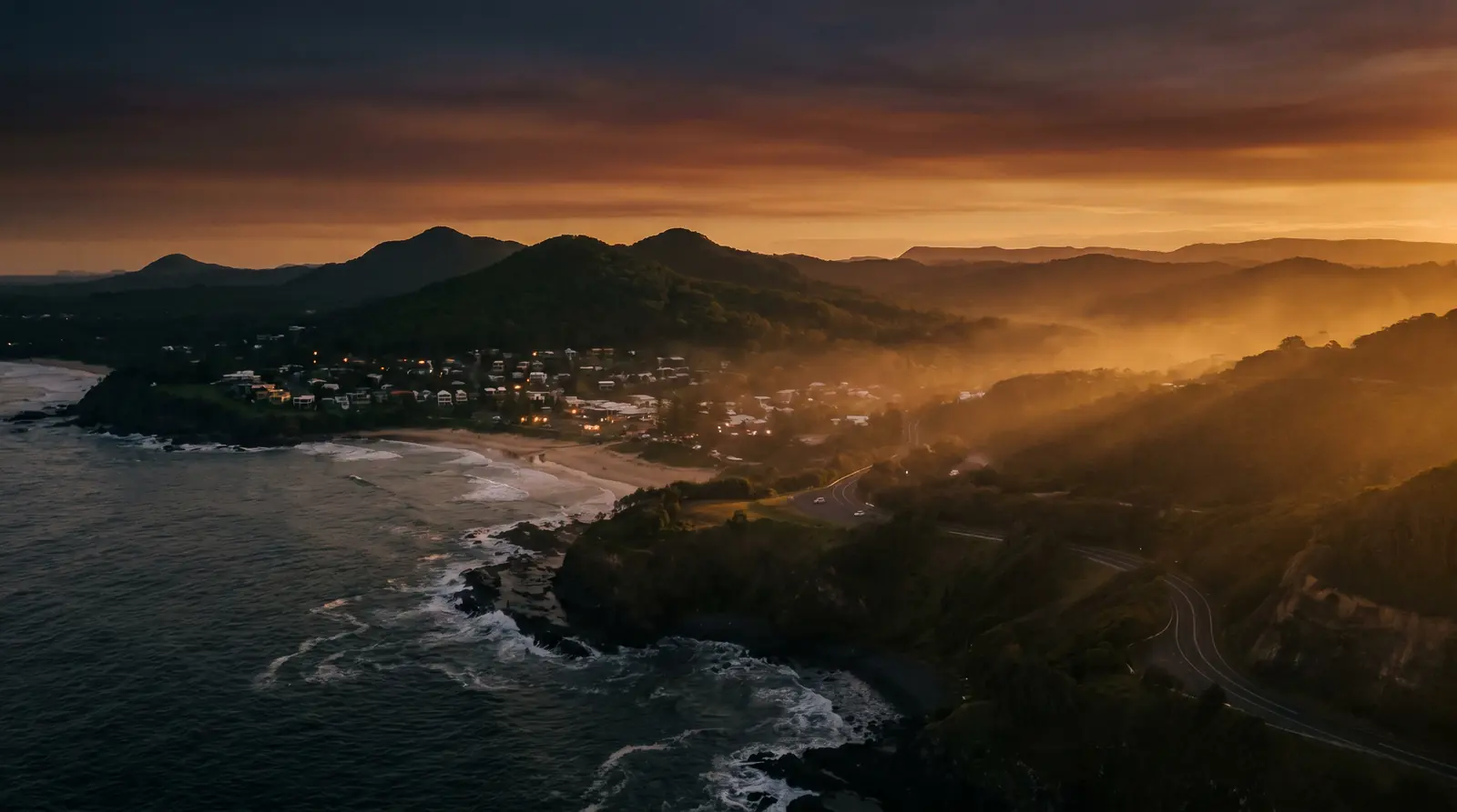 Sunshine Coast, QLD at dusk — equipment and asset finance for Sunshine Coast businesses